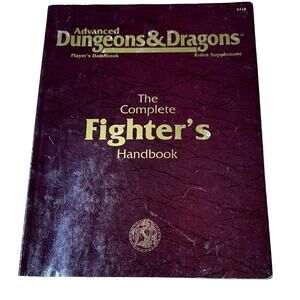 Advanced Dungeons & Dragons The Complete Fighter's Handbook 2110 Pre-Owned